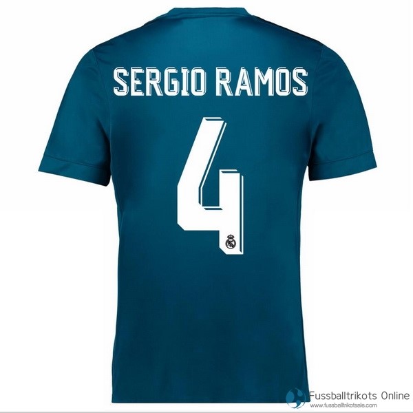 Real Madrid Trikot Ausweich Sergio Ramos 2017-18 Fussballtrikots Günstig